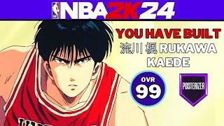 MICHAEL JORDAN BUILD???  NBA 2K24 RUKAWA KAEDE BUILD  SLAM DUNK 2K24