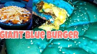 How to cook yummy BLUE BURGER