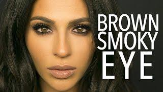 Brown Smokey Eye Makeup Tutorial  Teni Panosian