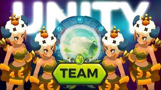 Ma TEAM de 4 sur DOFUS UNITY FULL KAMAS