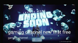 gaming channel new first free fire video gaming channel ID  7770828416. WhatsApp.