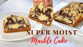 How to make Super Moist Vanilla & Chocolate Marble Cake