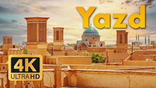 Yazd Iran 4K Walking Tour  Sufi MusicSama  کوچه‌گردی در یزد