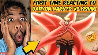 FIRST REACTION TO BORUTO  BARYON NARUTO VS ISSHIKI  Boruto Episode 217 Reaction