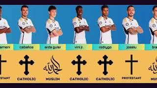 Real Madrid 20232024 Players Religion