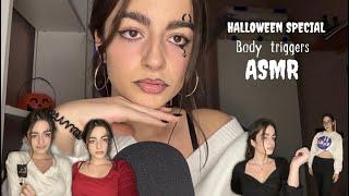 ASMR  fast agressive body triggers with different fits but each characters has its personality 