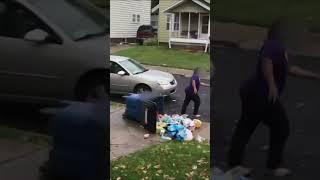 Neighbors MESSY FIGHT Over Trash Can Placement  Neighborhood Wars #shorts