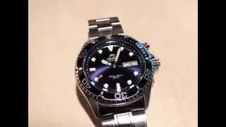 Orient Ray Blue Cal. 46943 movement in 120FPS slow motion