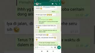 CHAT DENGAN PACAR TEMAN SAMPAI PAP TT GEDE BENER part 1