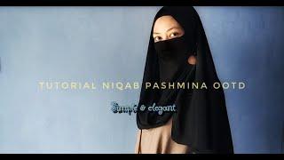 TUTORIAL Niqab Pashmina Simple Untuk OOTD  Desta Kardianti