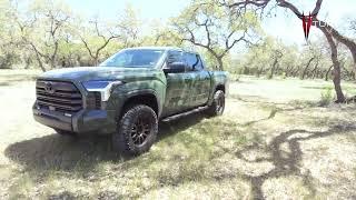 2022 Toyota Tundra Crewmax Army Green Stereo System Upgrade Speakers Subwoofers Amplifiers System 1B