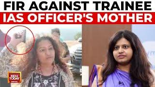 FIR Against Trainee IAS Officer Puja Khedkars Mother for Threatening Farmer  India Today