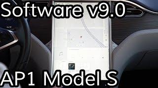 Tesla Software v9.0 On A Hardware 1 Model S 2018.39.6