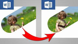 How to Untilt a Tilted Image  MS Word Tutorial