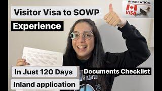 SOWP Approval In 4 Months inside Canada  Visitor Visa to Work Permit  Documents Checklist 2022