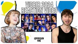 Vidbir 2024 All songs Reaction  Eurovision Hub