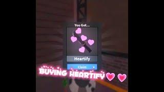 Buying the Heartify Effect MM2 gameplay