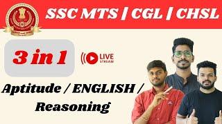 3 in 1 Class  Aptitude English & Reasoning  SSC MTS CGL & CHSL  Veranda Race Kannada