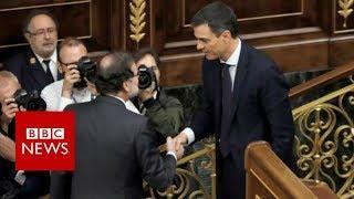 Mariano Rajoy Spanish PM forced out of office - BBC News