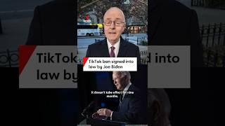 Joe Biden signs TikTok ban into law