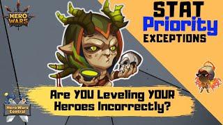 Hero Wars Mobile  Youre Leveling Your Heroes Wrong Stat Priority Exceptions