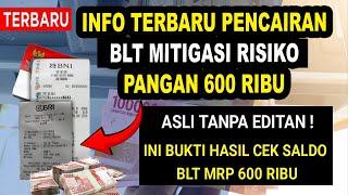 INFO TERBARU BLT MITIGASI RISIKO PANGAN RP 600 RIBU HARI INI 21 FEBRUARI 2024 INFO PKH BPNT HARI INI