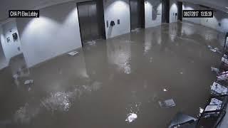 Harvey Flooding City Hall tunnel elevator bank