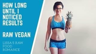 HOW LONG DOES IT TAKE TO NOTICE RESULTS  RAW FOOD VEGAN