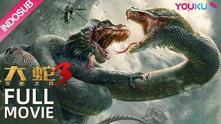 INDO SUB Snake 3 Monster Prasejarah bangunPertarungan Dinosaurus dan Ular raksasa dimulai  YOUKU