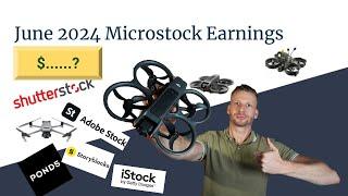 My June 2024 Microstock Earnings  $...