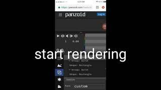 how to make intro in panzoid in your phone in Google chrome