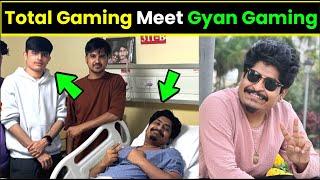 Total Gaming Meet Gyan Gaming । Desi Gamer meet gyan gaming । Gyan Gaming Accident  ajju bhai