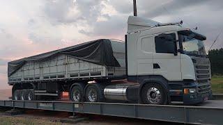 SCANIA PASSANDO PELA BALANÇA - RONCO DIRETÃO