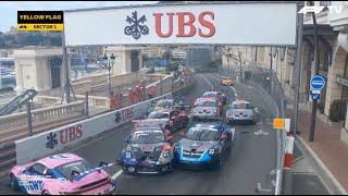 Porsche Supercup 2021  Monaco Crashes and spins