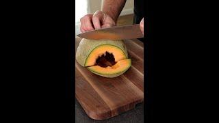 Cutting Cantaloupe