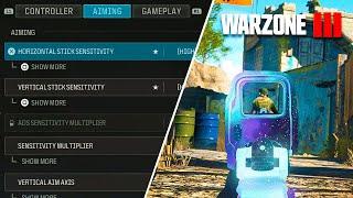 EASY TIPS to INSTANTLY IMPROVE your AIM on Warzone 3 Warzone 3 Settings & Secret Tips