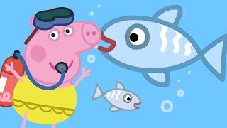 Peppa Pig en Español  Dia Mundial del Oceano  Episodios completos  Pepa la cerdita