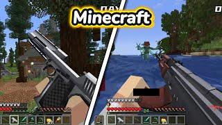 Tóm Tắt 100 Ngày  Chế tạo vũ khí chiến đấu với quái vật trong Minecraft