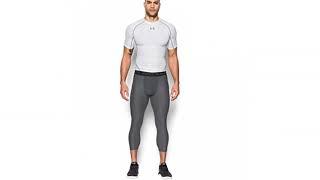 Under Armour Mens Compression Tights UA HeatGear Armour 2.0 Comfortable Gym Leggings for Men Li