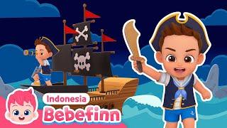 Aku Bajak Laut  Im a Pirate  Lagu Anak  Bebefinn Bahasa Indonesia