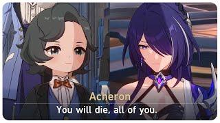 Acheron Threatens the Dreammaster of Penacony Cutscene  Honkai Star Rail 2.2