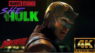 Daredevil Todas Las Escenas En She Hulk  Daredevil All Scenes She-Hulk  4K HD