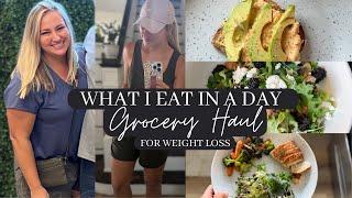 What I Eat in a Day  Simple Grocery Haul & Weekly Meal Plan