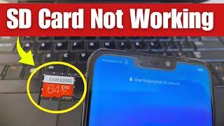 SD Card NOT Working in Mobile Phone - Easy Fix