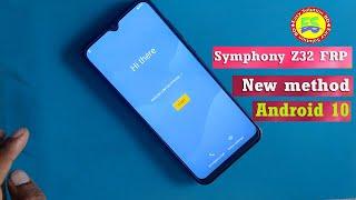 Symphony z32 Frp Bypass  Android 10 । New Method Z32 gmail account Bypass 2022।