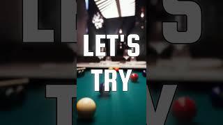 Recreate Efren Reyes trickshot-the object ball jumps over blocking ball #8pool #9ball #billiard