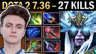 Drow Ranger Gameplay Miracle with 27 Kills and Butterfly - Dota 2 7.36