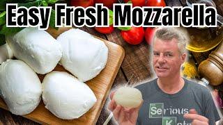 Make Fresh Mozzarella for 20% of the Cost - with Ingredients You Have in Your Pantry