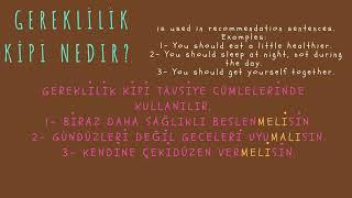 How to Make a Sentence in Turkish Gereklilik Kipi Explained