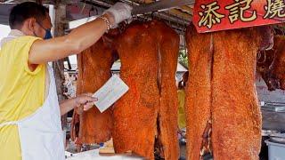 Sold out 4 Roasted Pigs in 1 hours！Crispy Roasted Pork Master最火熱燒肉！1小時賣光4隻烤豬 脆皮燒肉大師添記燒肉